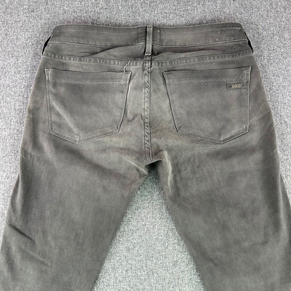 AGOLDE Jeans Women 29 Chloe Grey Distressed Skinny A001B-2002 USA Made - Picture 6 of 14